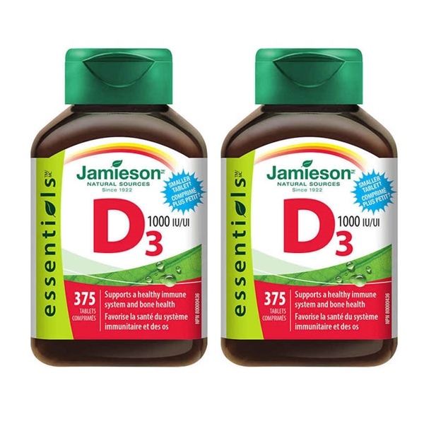 XT VITAMIN D3 1000UI JAMIESON C/360VIEN