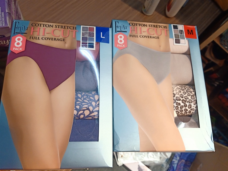 SET LOT FELINA HI CUT SIZE L 8C