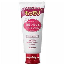 Gel tẩy da chết Rosette 120g Đỏ-Dưỡng ẩm
