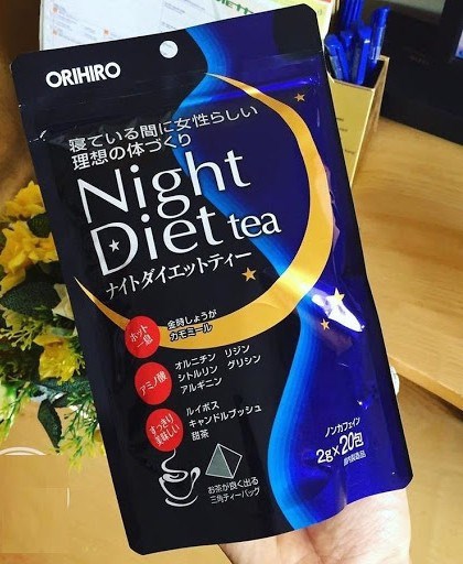 TRÀ GIẢM CÂN ORIHIRO NIGHT DIET TEA 24 GÓI
