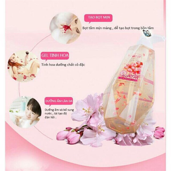 SỮA TẮM AVATAR NHẬT 750ML