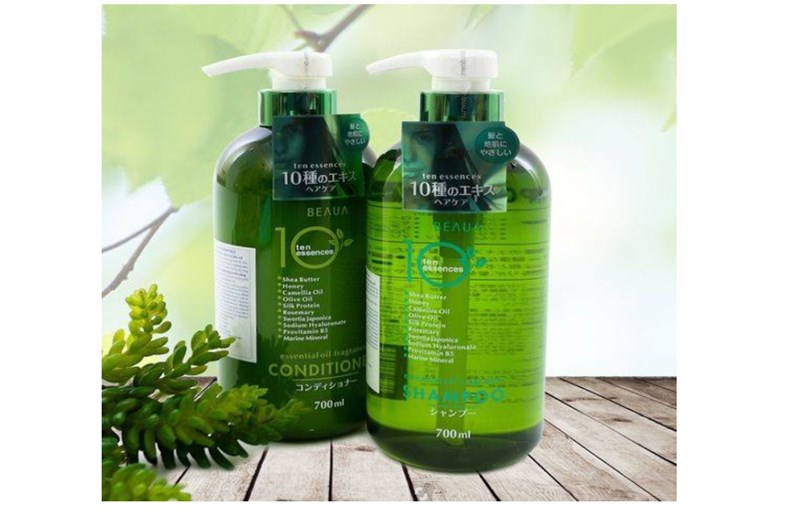 Dầu gội KUMANO Beaua 10 loại tinh chất 700ml