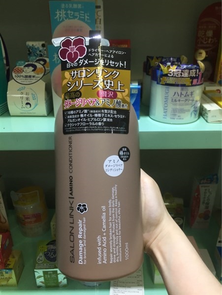 DẦU XẢ SALON LINK AMINO CHIẾT XUẤT HOA TRÀ 1000ML