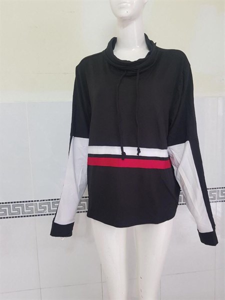 Áo nữ tay dài cổ cột dây