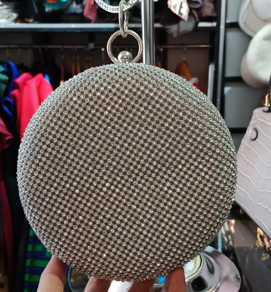 Giỏ đi tiệc dẹp bạc đồng