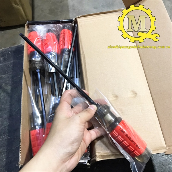 Tua Vít 2 Đầu Gai Cam 6 x 200 LIWIN (12c)