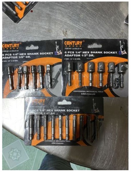 Đầu Chuyển Century 3/8" (6c)