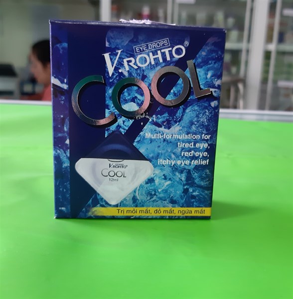 Thuốc Nhỏ Mắt Trị Mỏi Mắt, Đỏ Mắt, Ngứa Mắt V.rohto Cool