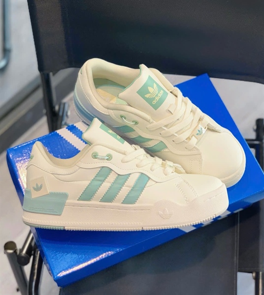 Adidas Grey Trắng Xanh