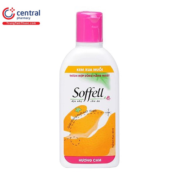 Soffell bôi Muỗi hương cam 60ml
