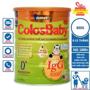 Sữa Bột VitaDairy ColosBaby Gold 0+ lon 800g (mẫu cũ)