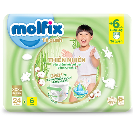 Tã quần molfix size XXXL24