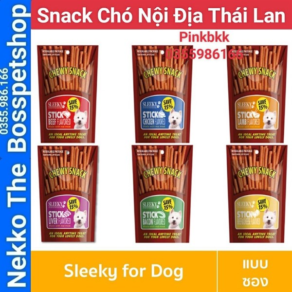 Snack Chó Chewy Bar Sleeky