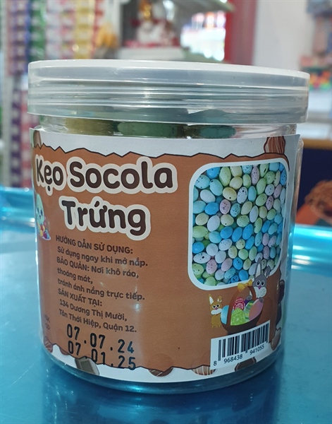 Kẹo Trứng Socola Hủ 300Gr