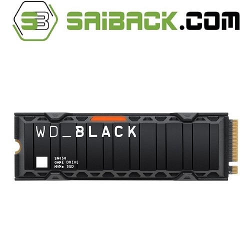 Ổ cứng SSD WD Black SN850x NVMe - 1TB HeatSink (600TBW)