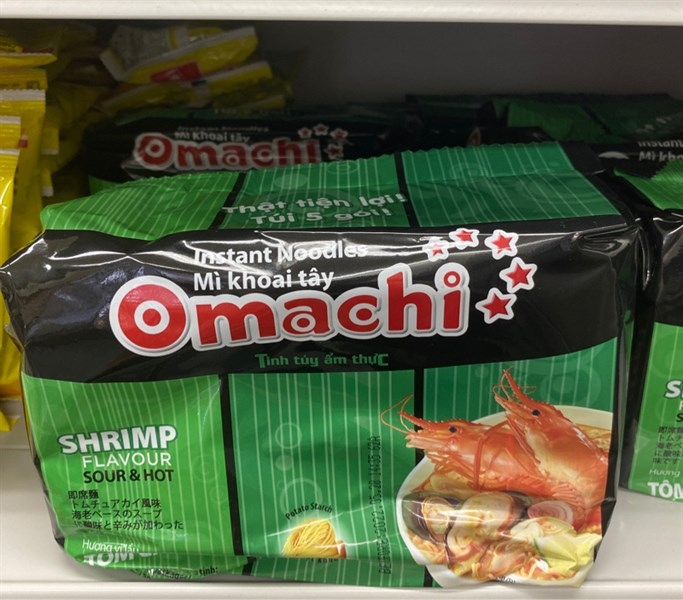 Mì Khoai Tây Omachi Tôm Chua Cay
