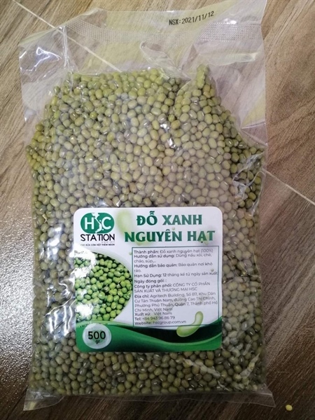 Do Xanh Co Vo Hsc 500gr / 緑豆 500gr
