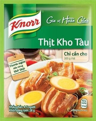 Hạt Nêm Gia Vị Hoàn Chỉnh Thịt Kho Tàu 28G
