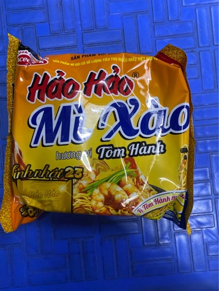 Mì Hảo Hảo Xào Khô Tôm Hành Gói 75gr