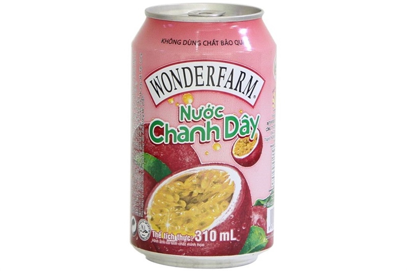Nước Uống Chanh Dây Wonderfarm 310ml