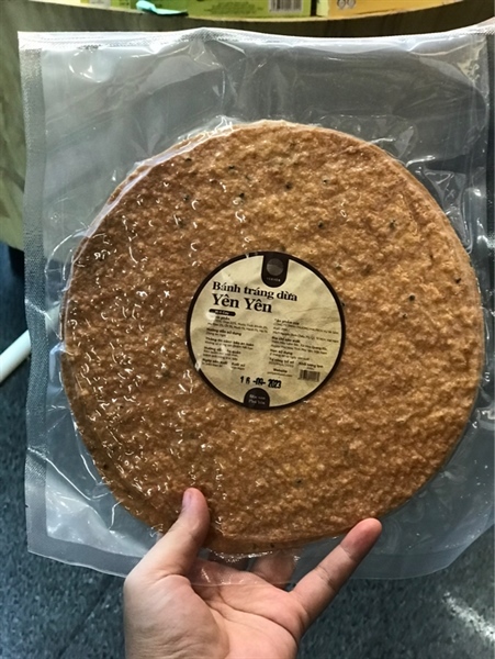 Yên Yên Bánh Tráng Dừa Ít Cay Tròn 100gr