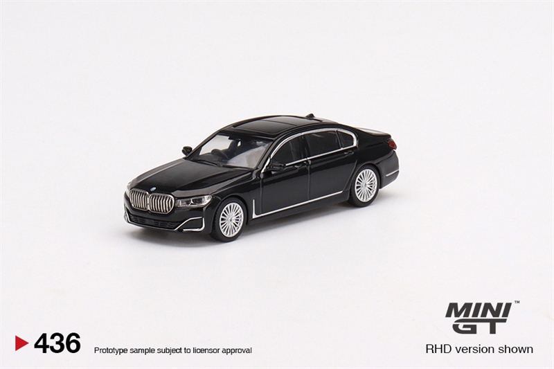 MiniGT Box Version MGT00436 BMW 750Li xDrive Black Sapphire