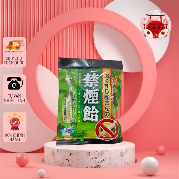 Kẹo cai thuốc lá Nhật Bản Smokeless từ thảo mộc thiên nhiên