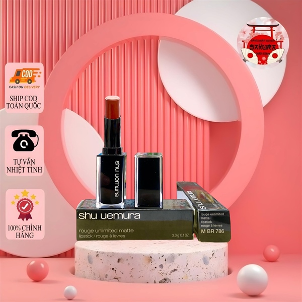 Son Shu Uemura M BR 786 Đỏ Nâu
