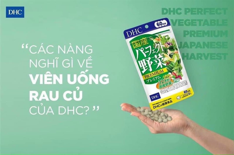 Viên uống rau củ quả DHC Nhật Bản 240 viên