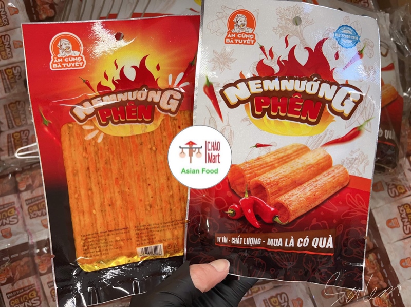 Snack ăn vặt NEM NƯỚNG PHÊN