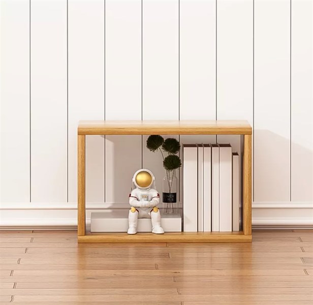 Kệ sách 1 tầng vàng