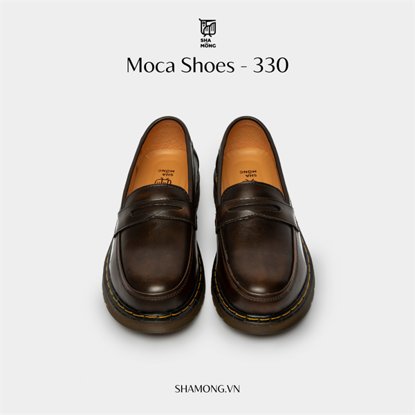 Giày moca da bò