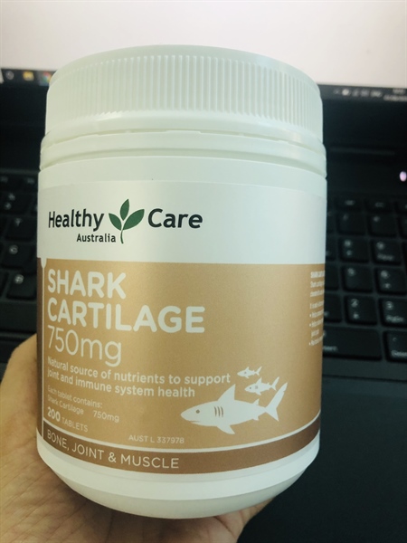 Sụn Vi Cá Mập Healthy Care Shark Cartilage 750Mg 200 Viên - date 12/28