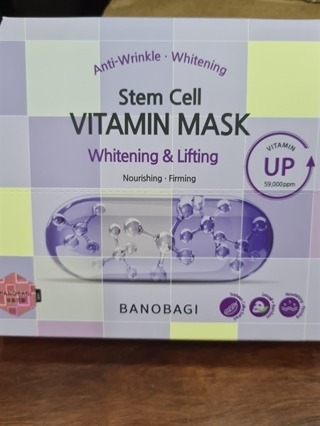 Combo 10 miếng Banobagi Dưỡng Sáng, Săn Chắc Da ( tím) 4/27