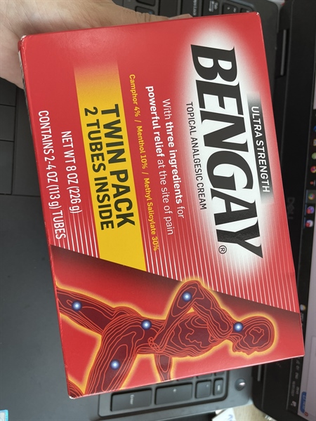 Set 2 Kem Xoa Bóp Giảm Đau Bengay Ultra Strength 2Tuyp X 113G (Date 2/2027)
