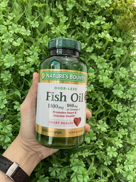 Fish Oil Natures Bounty 1400Mg Omega-3 980Mg 130 Viên (94/28)