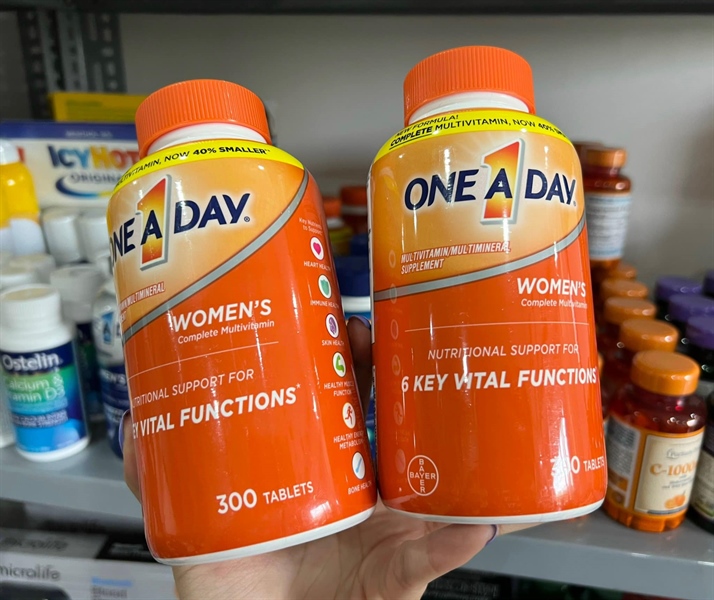 One A Day Women'S Formula Complete Multivitamin, 300 Viên( Date 6/27)