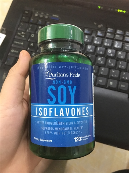 Viên Mầm Đậu Nành Non-Gmo Soy Isoflavones 120 Viên Của Mỹ (Xanh) Date 12/27