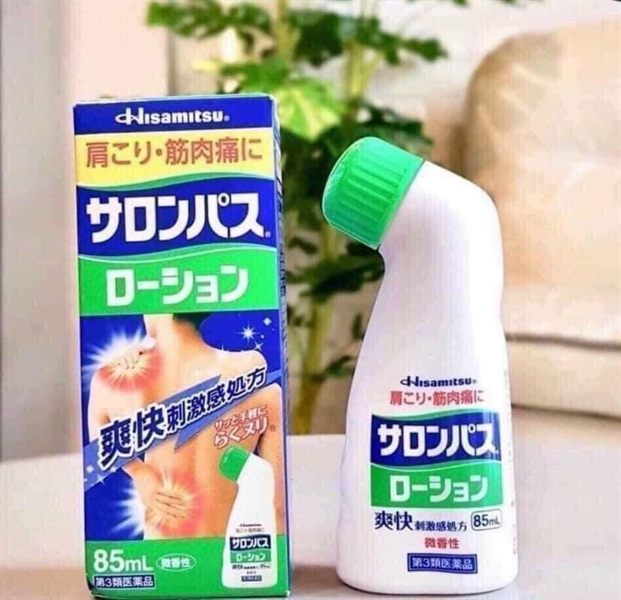 Lăn Giảm Đau Hisamitsu Salonpas Nhật Bản Chai 85ml 1/26