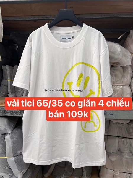 OVER CALEM SMILE - TRẮNG - L