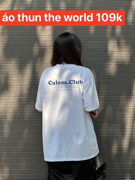 OVER CALEM THE WORLD - TRẮNG - M