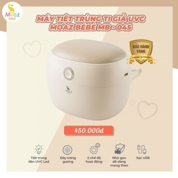 Máy tiệt trùng ti giả UVC Moaz MB 045 bảo hành 1 năm