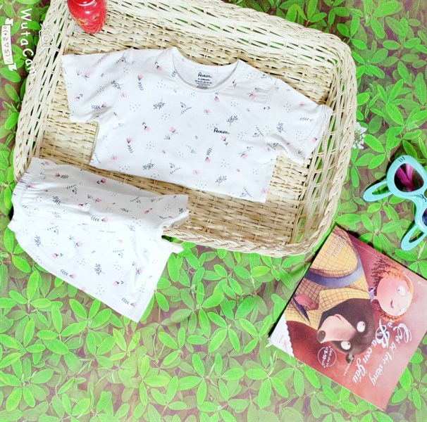Bộ CV cộc tay sợi tre Avaler 2014CH hình hoa