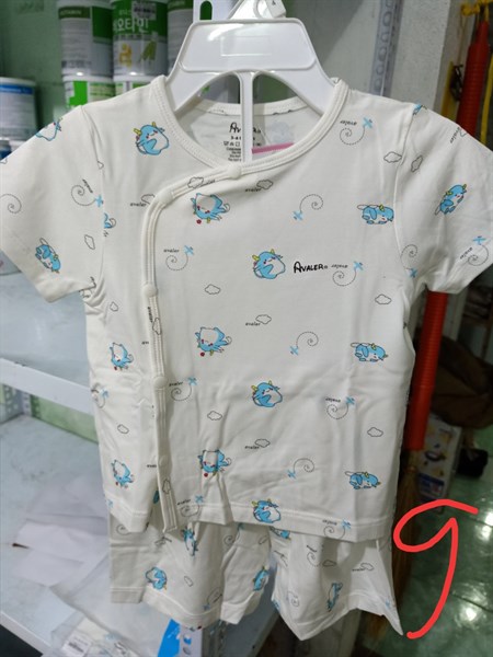 Bộ Avaler cài lệch cộc sợi tre 1143