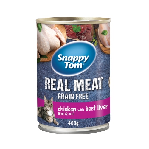 Pate lon Snappy Tom vị Gà và Gan bò 400g