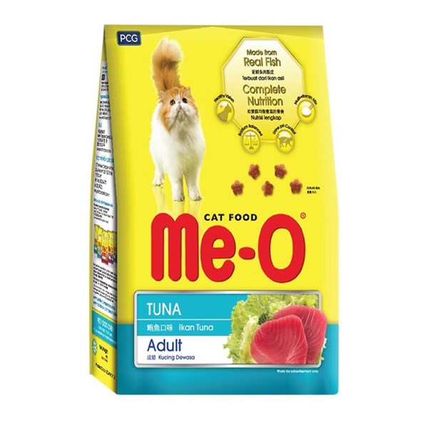Hạt Me-O Adult mèo lớn vị Cá ngừ 1.2kg