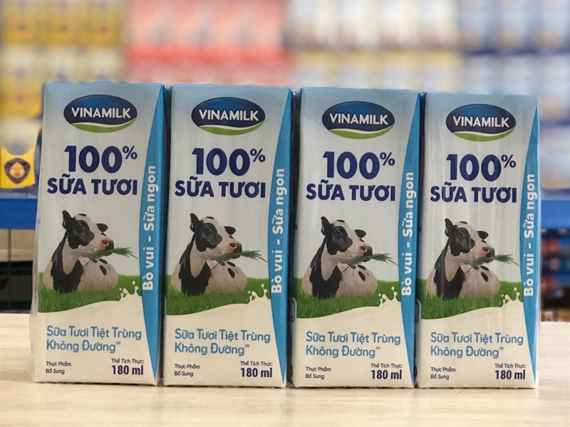 Sữa tươi VNM không đường 180ml