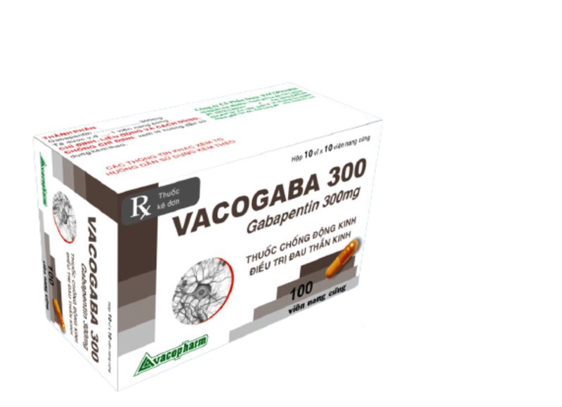 Vacogaba 300 Vacopharm (Hộp/100 Viên Nang)