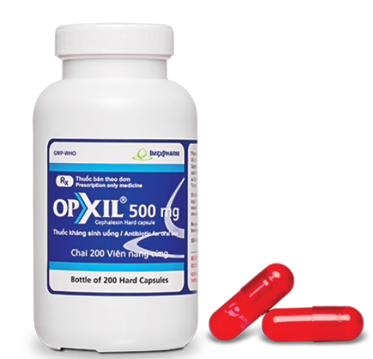 Opxil Cephalexin 500mg Imexpharm (C/200v)