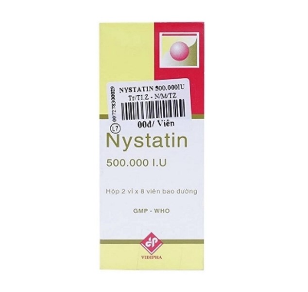 Nystatin 500.000 Iu Vidipha (H/16v)